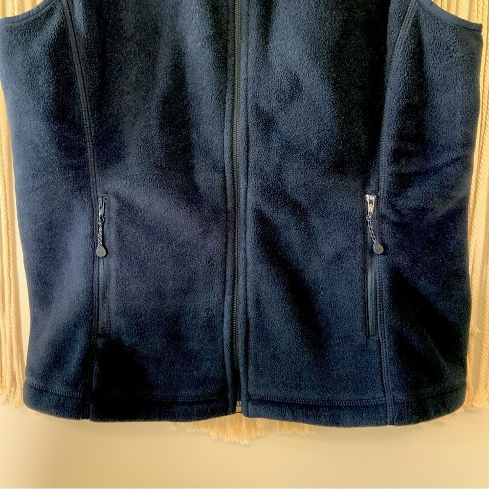 VINEYARD VINES Women's Navy Blue Fleece Vest Size Small - Picture 3 of 9